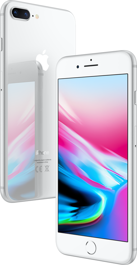 APPLE iPhone 8 Plus Silber 256 GB 256 GB, Silber