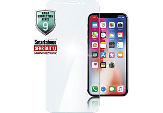 HAMA Premium Crystal Glass - Vetro protettivo (Adatto per modello: Apple iPhone X)