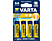 VARTA Longlife - AA Batterie (Gelb/Blau)