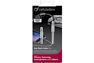 CELLULARLINE Audiokabel 3.5 mm jack (AUXMUSICABLE35D)