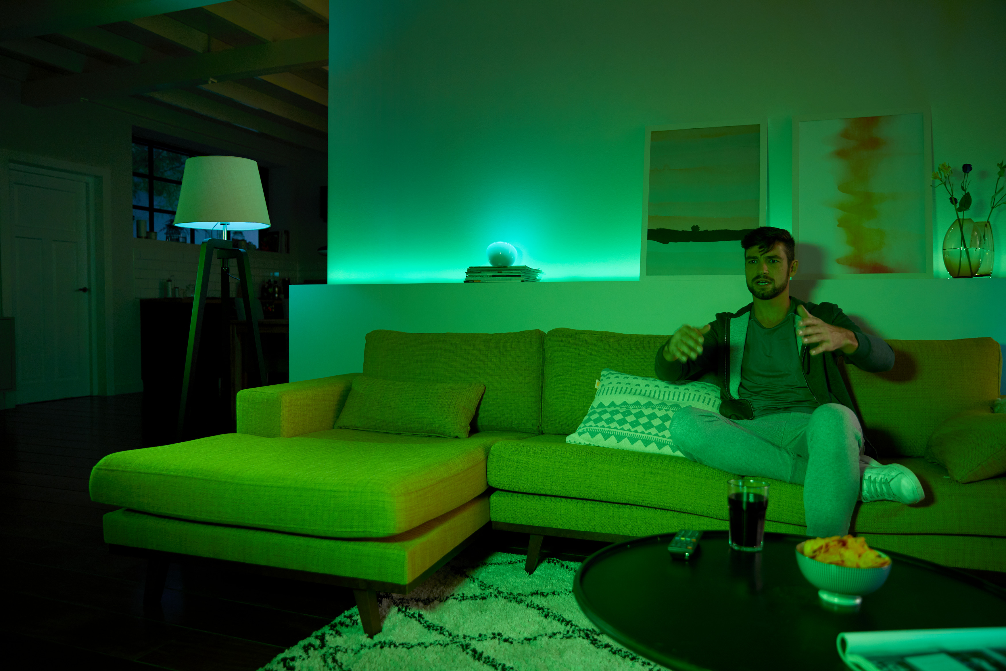 PHILIPS PL24131 Hue Go Stimmungsbeleuchtung Mehrfarbig
