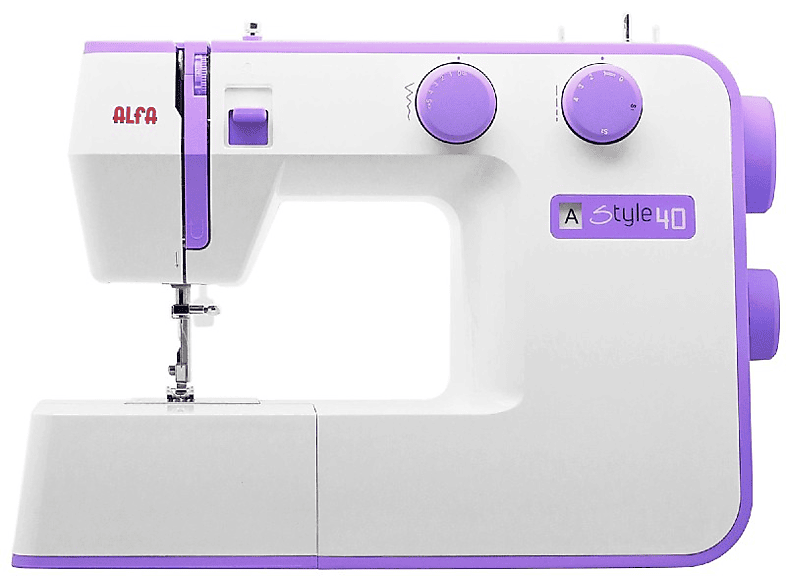 REACONDICIONADO Seminuevo Muy bueno Máquina de coser - Alfa STYLE 40 31 Puntadas, Luz Led, Incluye funda protectora