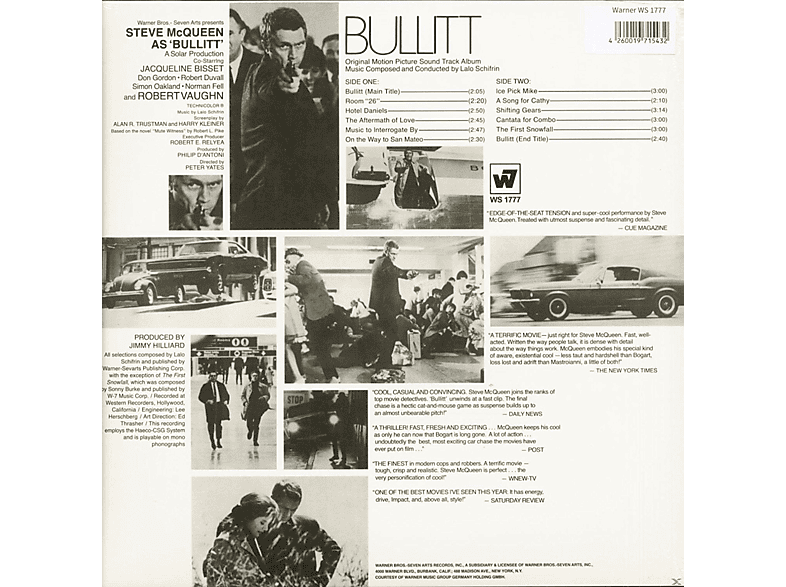 Lalo Schifrin Steve Mcqueen In Bullitt Vinyl