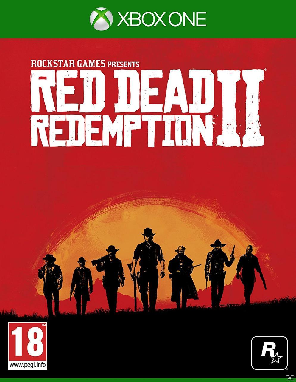 Red Dead Redemption 2 játék borítója. Cowboyok a lenyugvó nap felé sétálnak.