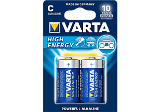VARTA VARTA High-Energy C - Batterie alcaline - 2 pezzi - Pila (Blu/Argento)