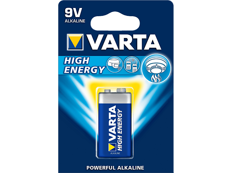 Varta High-Energy 9 V; Batterie