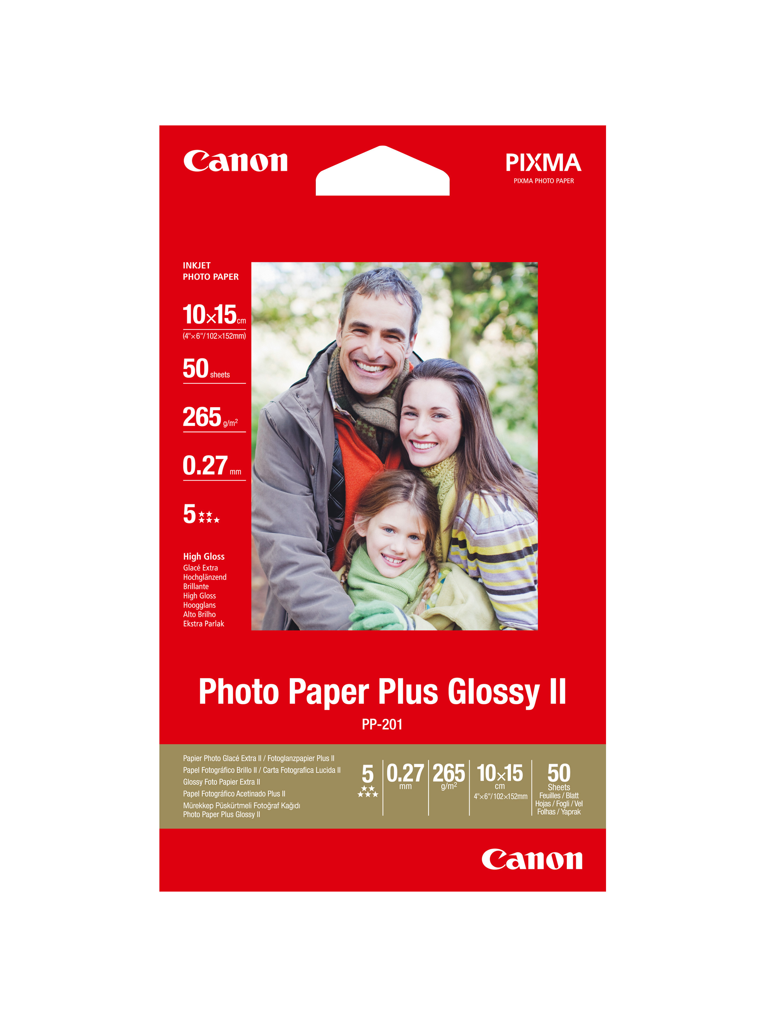 CANON PIXMA TS5055 + 50 Blatt Fotopapier PP-201 Tintenstrahl 3-in-1 Multifunktionsdrucker WLAN