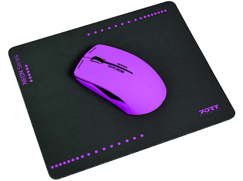 PORT DESIGNS Draadloze muis 1200 dpi Neon Purple (900503)