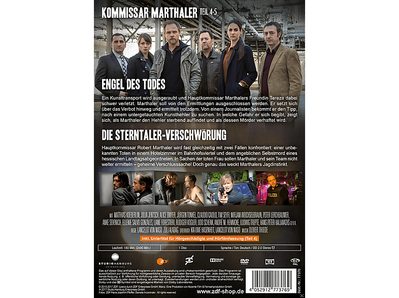 Thumbnail - Kommissar Marthaler - Engel des Todes, Die Sterntaler-Verschwörung DVD