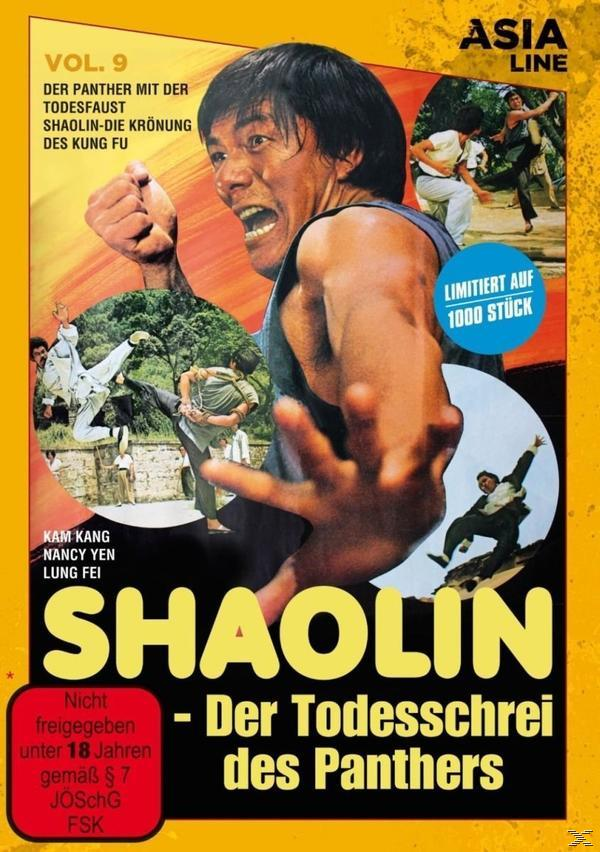 Shaolin Todesschrei des Der Asia Panthers - 9 Vol. Line DVD -