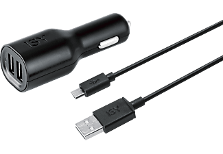 ISY ICC5200 USB autós szett 2 portos