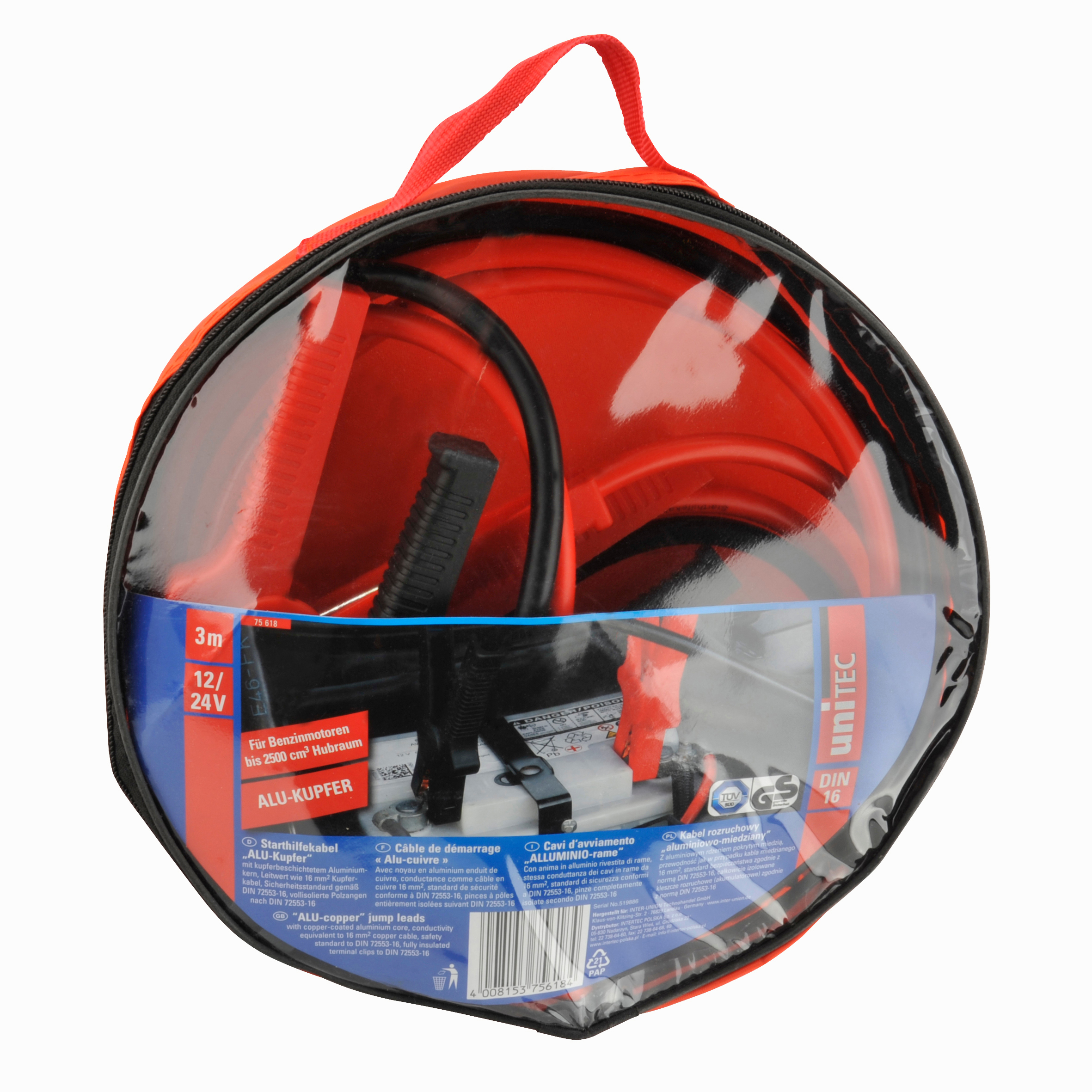 UNITEC 75618 DIN 16 Starthilfekabel