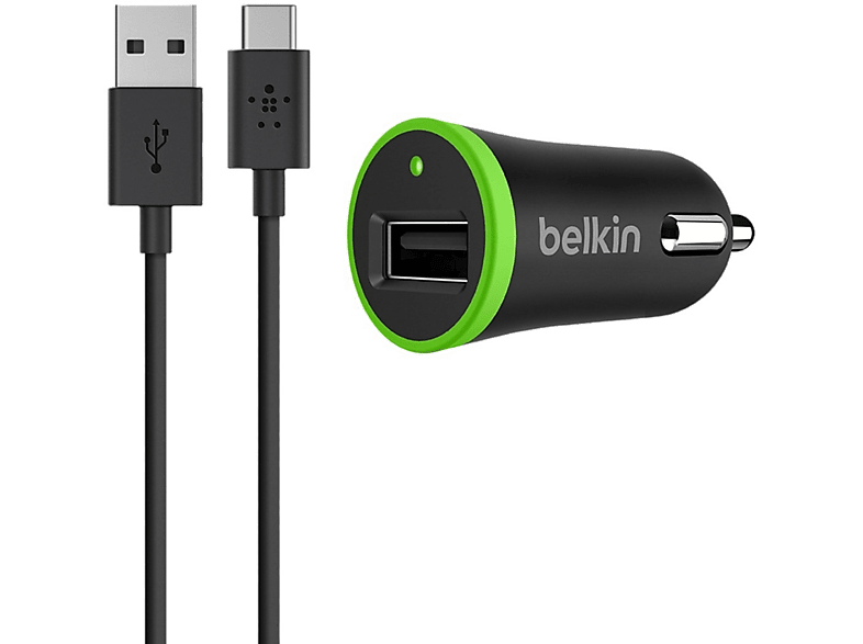 BELKIN Auto-adapter + USB-kabel USB-C 3.1 (F7U002BT06-BLK)