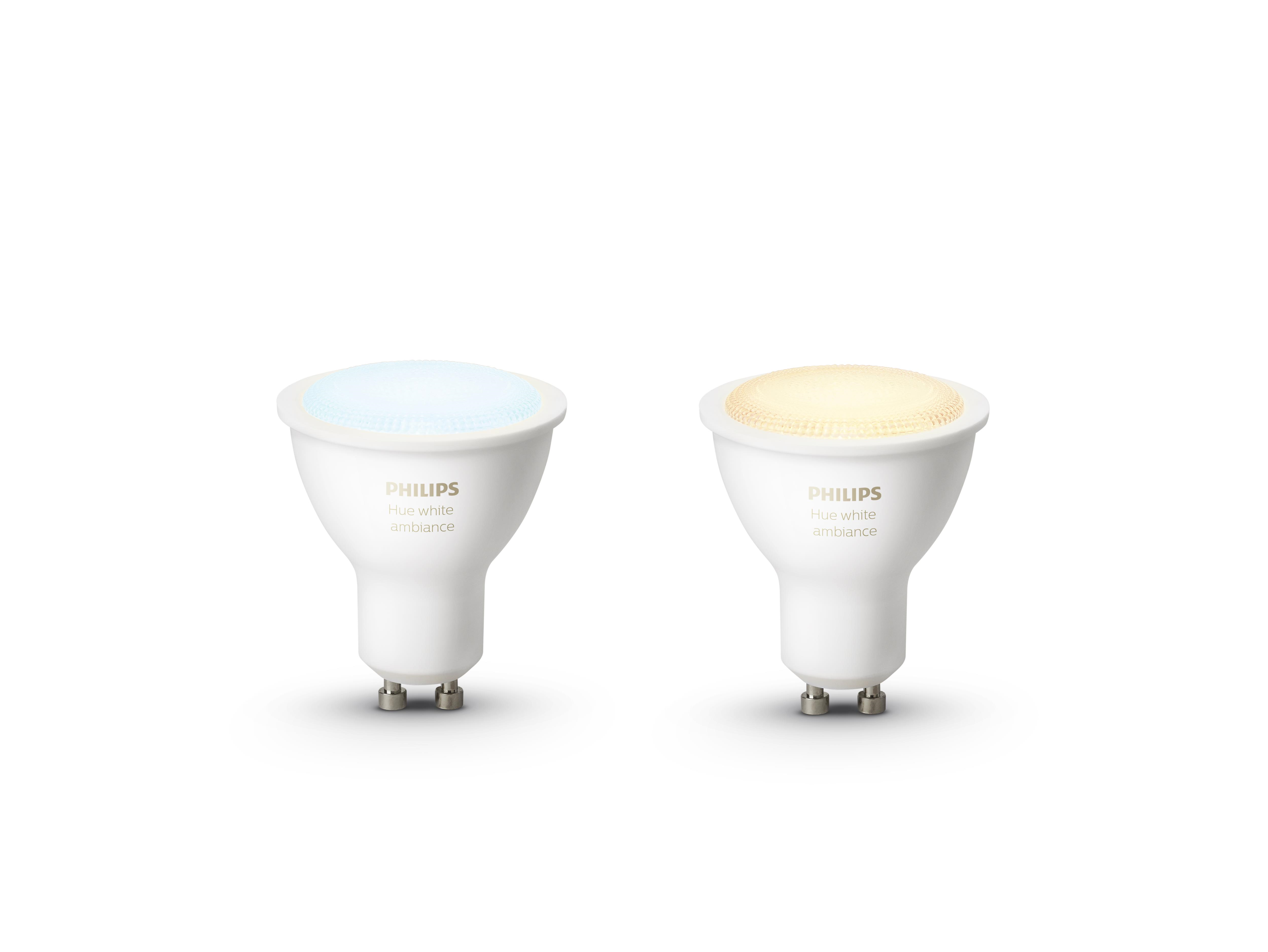 PHILIPS HUE White Ambiance DuoPack GU10 (wit licht)