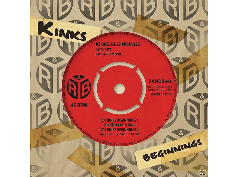 VARIOUS - Kinks 3CD - (CD) Set Beginnings