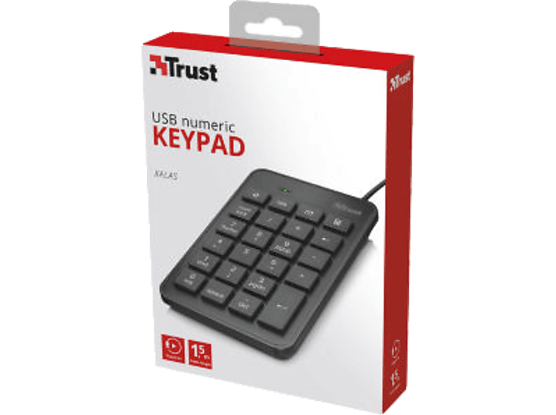 TRUST 22221 Xalas USB Kablolu Numaric Keypad_0