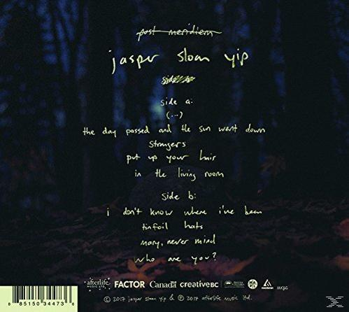 Yip Jasper Post - Sloan (CD) Meridiem -