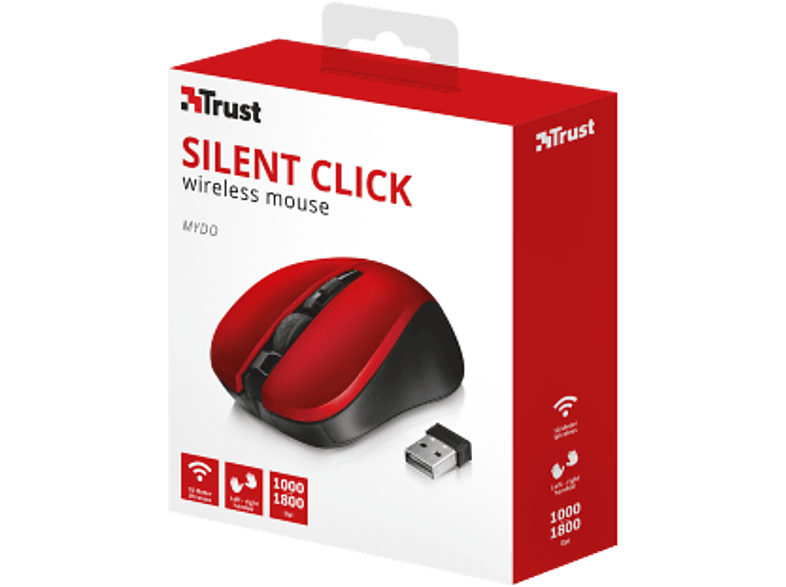Trust 21871 Mydo Silent Kablosuz Mouse Siyah