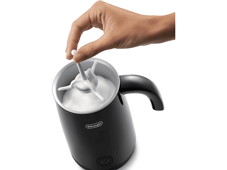 DELONGHI Alicia Latte EMF2.BK Milchaufschäumer, Schwarz, 500 Watt, 250 ml