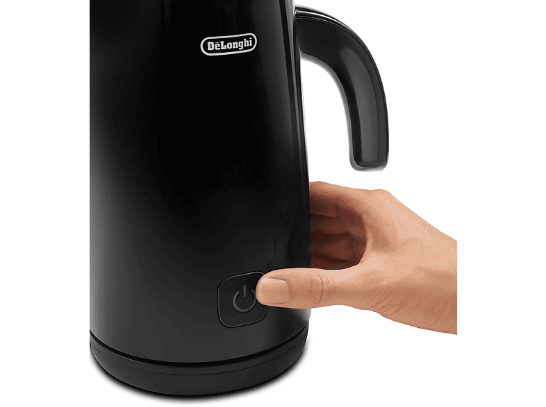 DELONGHI Alicia Latte EMF2.BK Milchaufschäumer, Schwarz, 500 Watt, 250 ml
