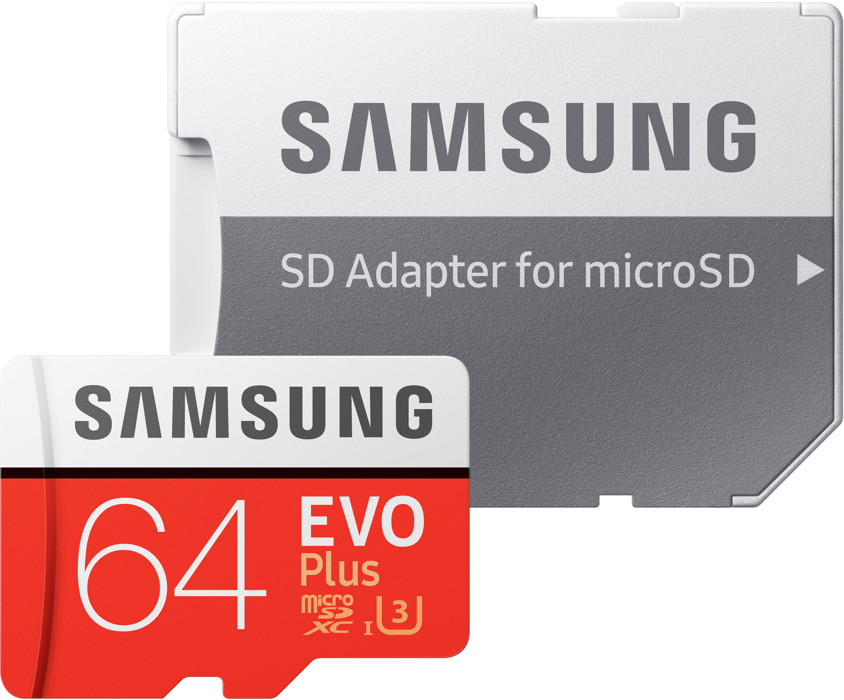 SAMSUNG Evo Plus Micro-SD Speicherkarte, 64 GB, 100 MB/s