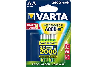 VARTA ACCU R2U AA 2600MAH BLI 2 - AA Batterie (Grün/Silber)