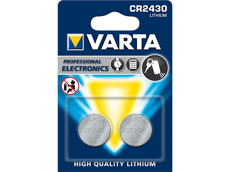 Varta CR2430, 2er-Pack; Batterie