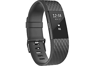 FITBIT Charge 2 Gunmetal  Small Siyah