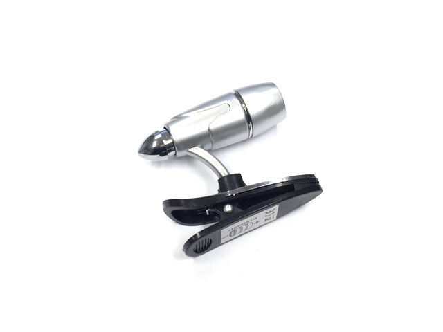 AGM Leselampe (Klemm-Leuchte) mit 3 LEDs, Silber/Schwarz