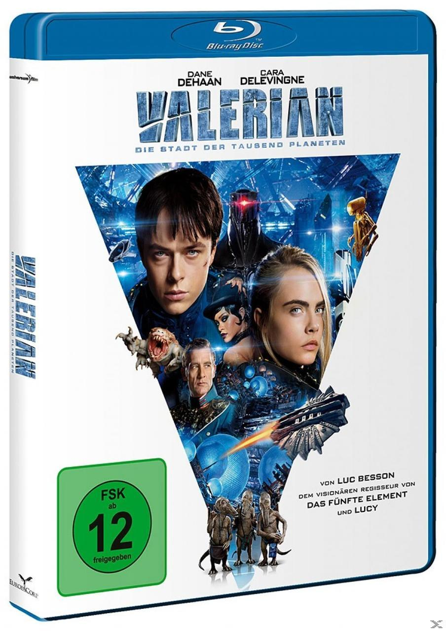Valerian Blu-ray-Hülle mit Dane DeHaan und Cara Delevingne auf dem Cover.