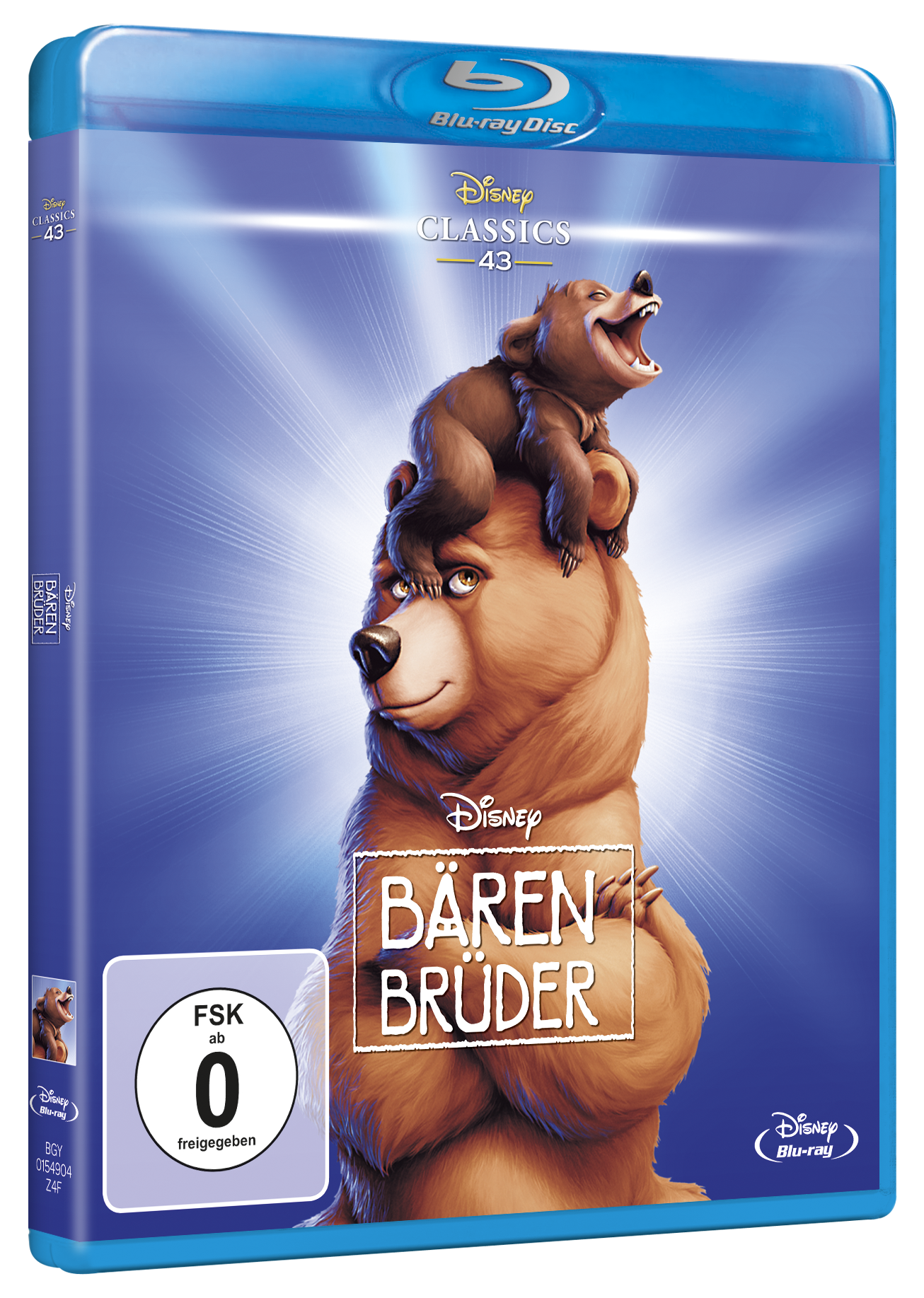 Blu-ray von 'Bärenbrüder' zeigt zwei Bären auf einem blauen Cover.