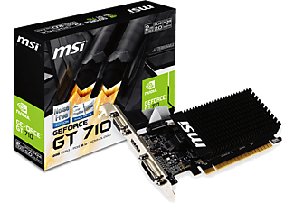 MSI VGA GT 710 2GD3H LP GT710 2GB DDR3 64 Bit DX12 Pcie 3 Ekran Kartı