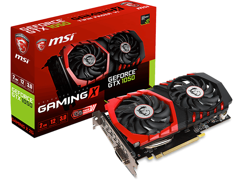 MSI Msı Vga Geforce Gtx 1050 Gamıng X 2G Gtx1050 2Gb Gddr5 128B