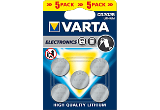 VARTA CR2025 5PCS - CR2025 Knopfbatterien (Silber)