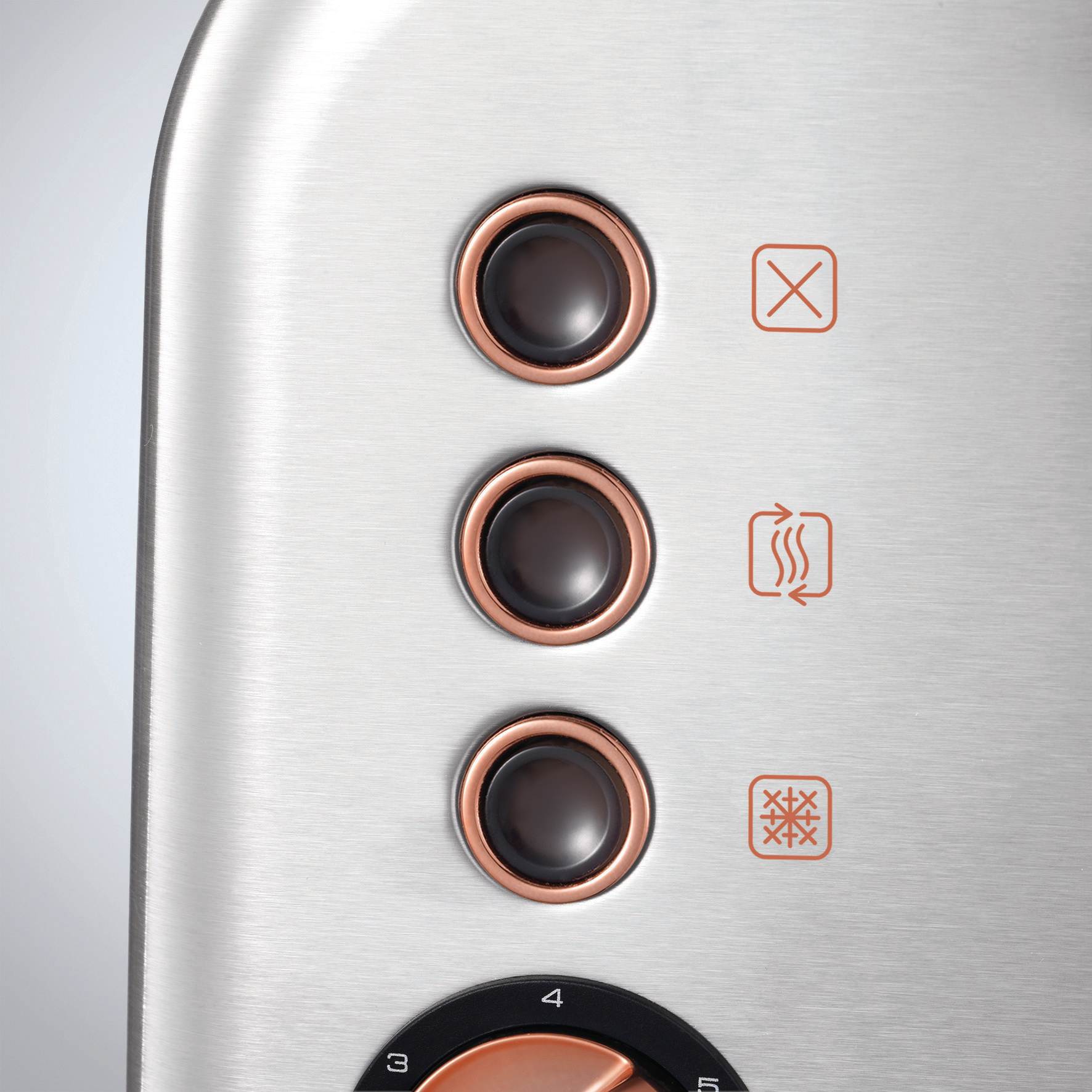 MORPHY RICHARDS Accents Toaster Rosegold gebürstet/Silber (850 Watt, Schlitze: 2)