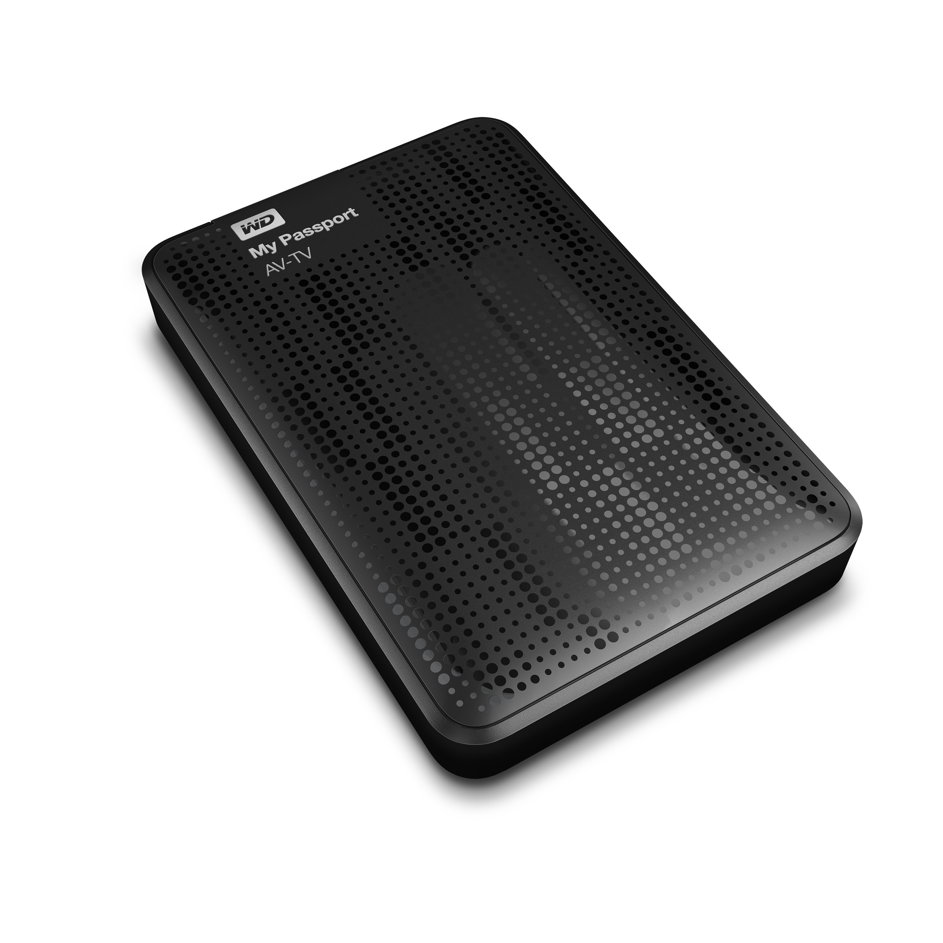 WD My Passport™ AV-TV Festplatte, 1 TB HDD, extern, Schwarz