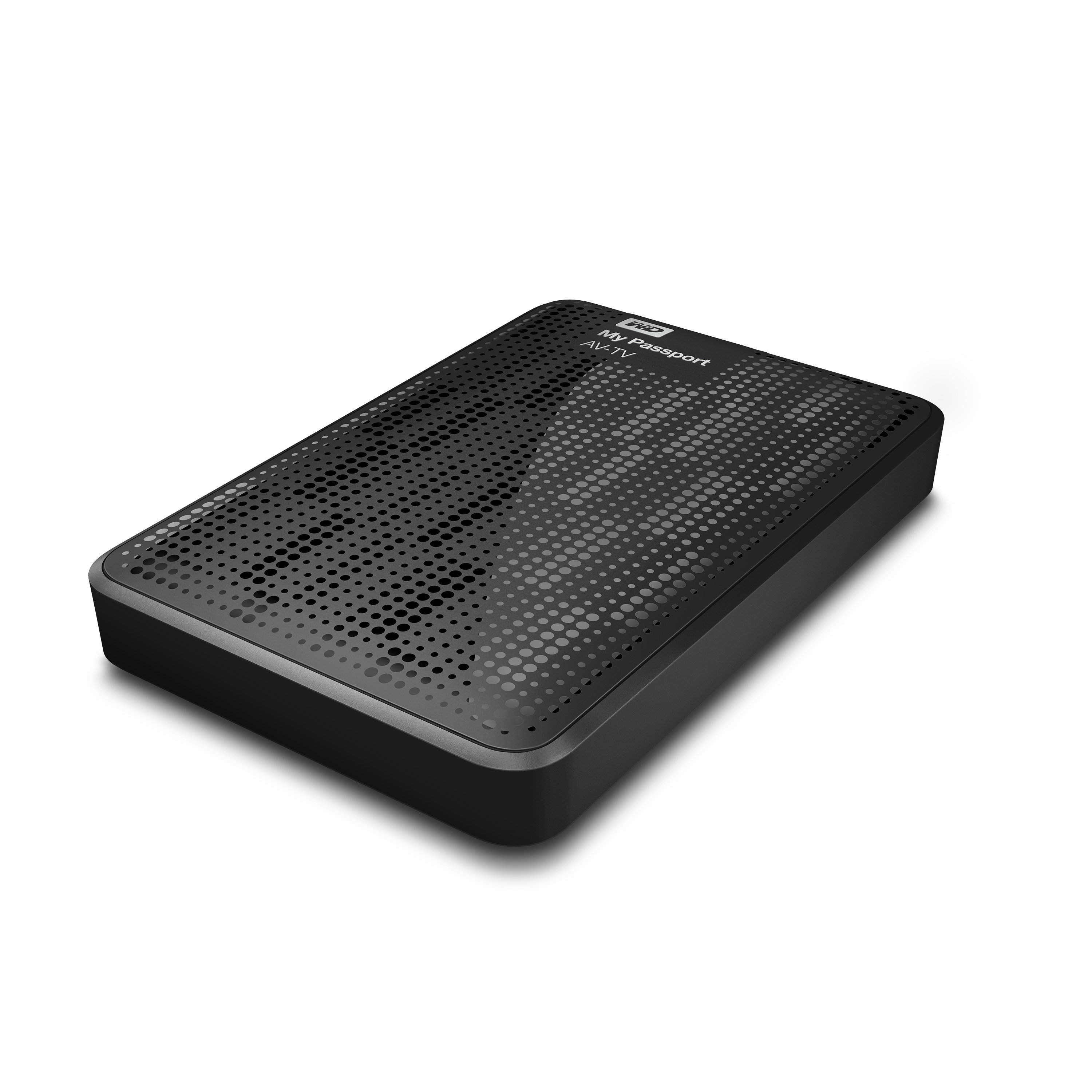 WD My Passport™ AV-TV Festplatte, 1 TB HDD, extern, Schwarz