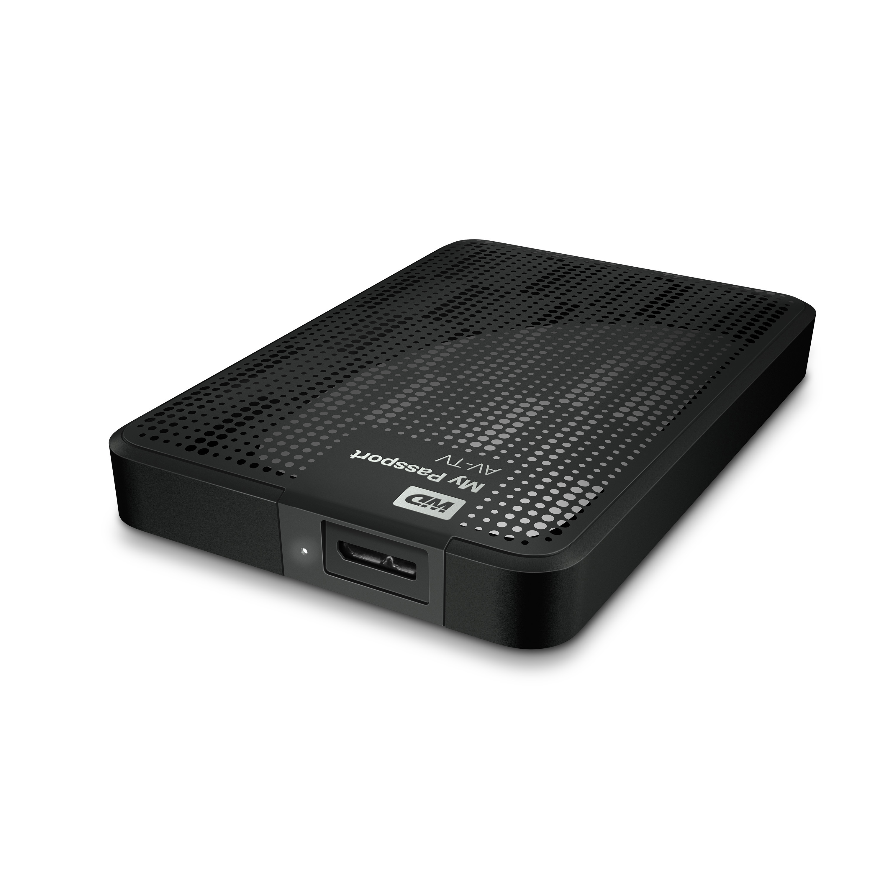 WD My Passport™ AV-TV Festplatte, 1 TB HDD, extern, Schwarz