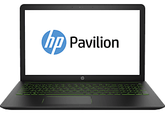 HP 15-cb035ng, Gaming Notebook  mit 15,6 Zoll Display, Intel® Core™ i7 Prozessor, 16 GB RAM, 1 TB HDD, 256 GB SSD, GeForce® GTX 1050 Ti, Schwarz/Grün 