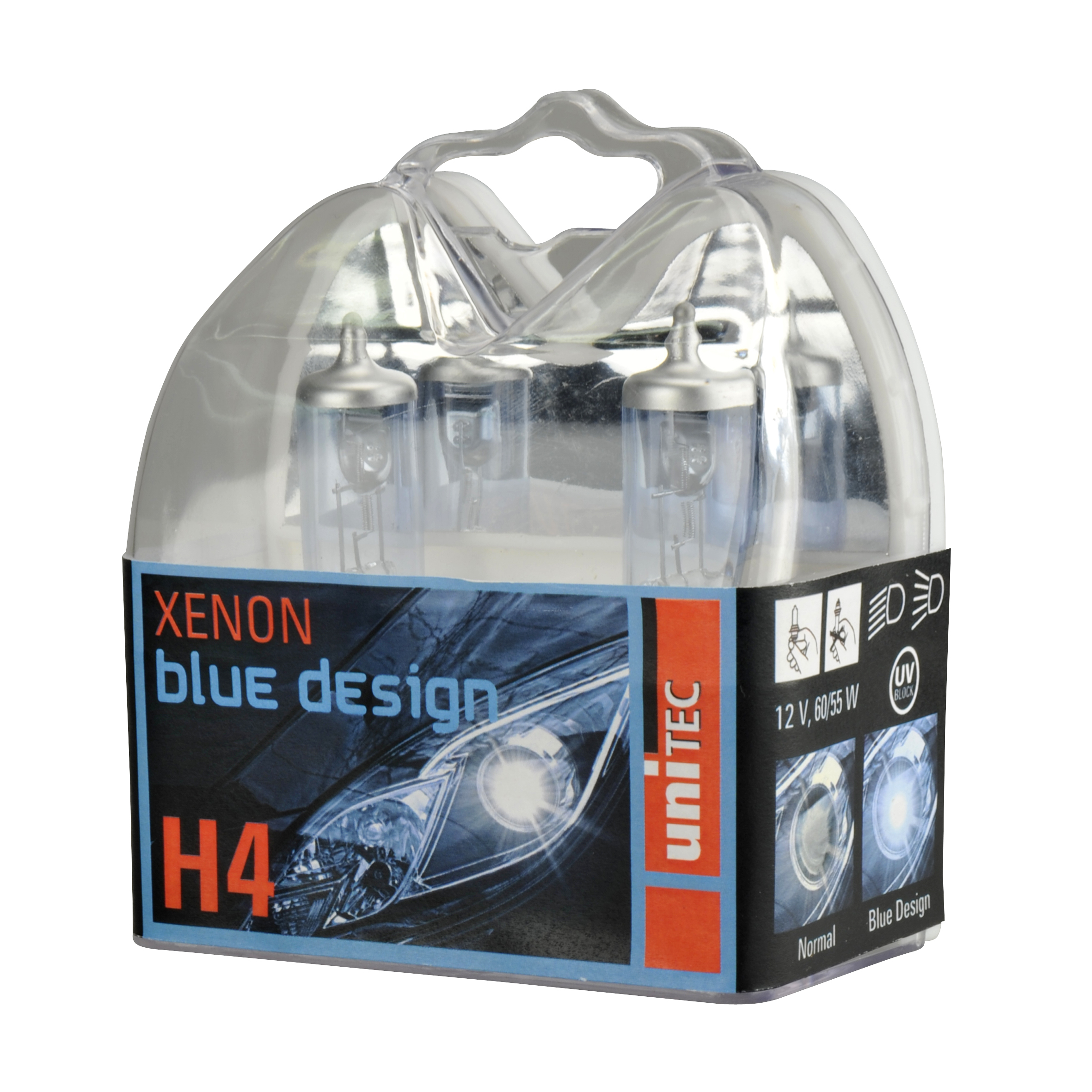 UNITEC 77773 H4 Xenon BlueDesign Autolampen