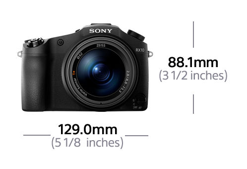 SONY Cyber-shot DSC-RX10 Zeiss NFC Bridgekamera Schwarz, 8.3x  opt. Zoom, TFT-LCD, Xtra Fine, WLAN