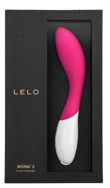 LELO MONA 2 Luxus G-pont vibrátor szilikon, cseresznye 