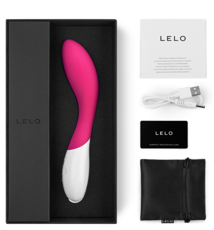 LELO MONA 2 Luxus G-pont vibrátor szilikon, cseresznye 