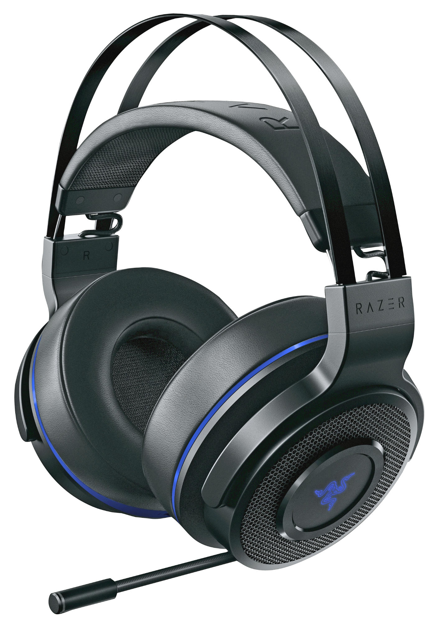 RAZER Thresher 7.1 PS4 kabellos, Over-ear Gaming Headset Schwarz