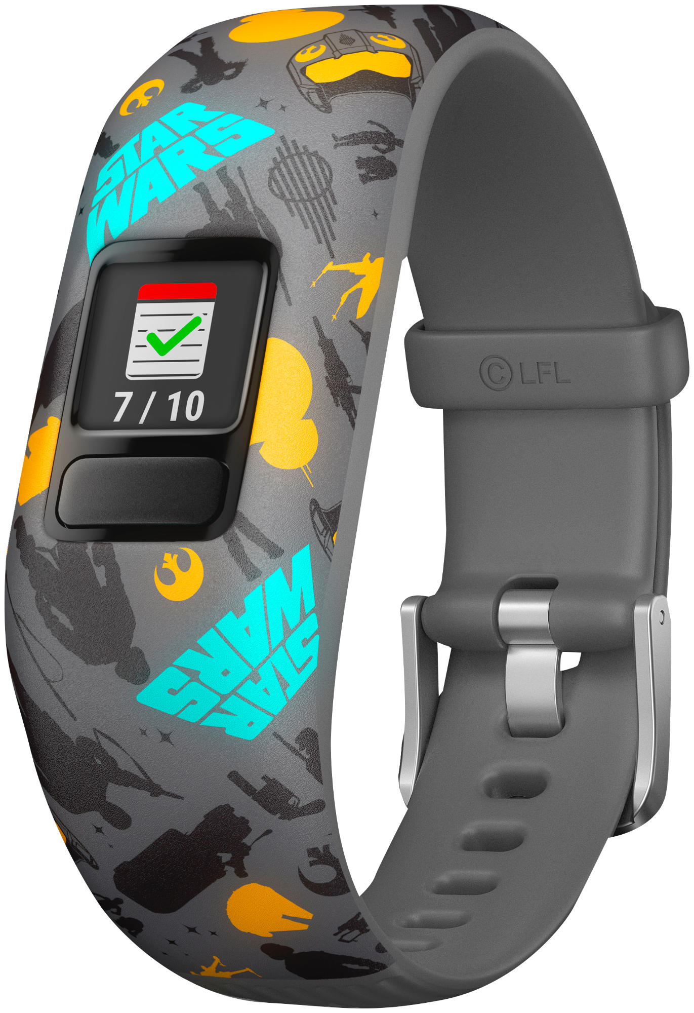 GARMIN VIVOFIT JR 2 STAR WARS THE RESISTANCE, Fitness Tracker, 130-175 mm, Grau/Bunt