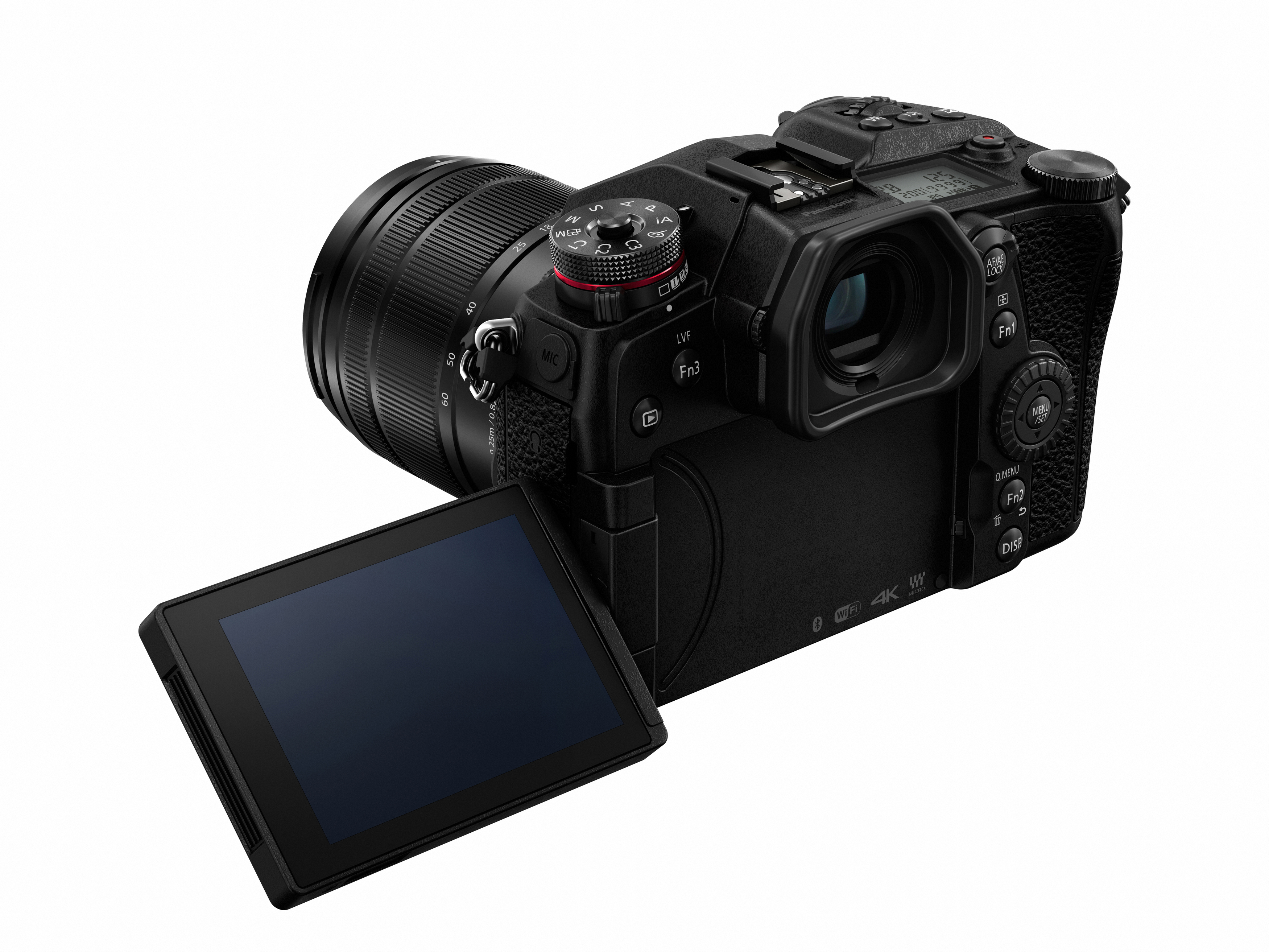 PANASONIC Lumix DC-G9MEG-K Systemkamera mit Objektiv 12-60 mm, 7,5 cm Display, WLAN