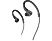 PIONEER SE-E3 - Écouteurs avec crochets auriculaires  (In-ear, Noir)