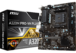 MSI 320M PRO-VH PLUS AM4 DDR4 HDMI VGA 3200(OC) USB3.1 mATX Anakart