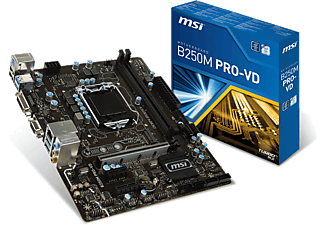 MSI B250M PRO-VD DDR4 VGA DVI GLAN M2 SATA 6GB/S. USB3.1 mATX Anakart