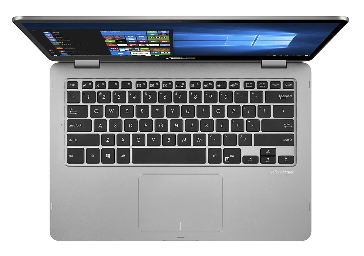 ASUS Convertible VivoBook Flip 14 TP401NA-EC004T (90NB0GW1-M00610) - (Ausstellungsstück) Convertible, 14 Zoll, Full-HD Touchscreen, Intel® Pentium® N4200 Prozessor
(2MB Cache, bis zu 2.5 GHz), 8 GB, 256 GB SSD